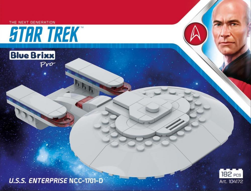 Star Trek USS Enterprise NCC-1701-D mały zestaw z klocków kompatybilnych z LEGO