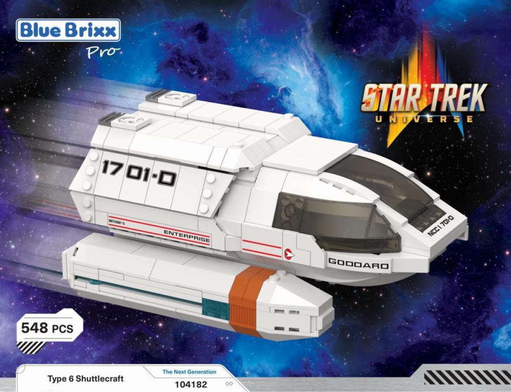 Star Trek Type 6 Shuttlecraft oficjalny zestaw z klocków!