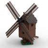 Koźlak - średniowieczny wiatrak z klocków kompatybilnych z LEGO