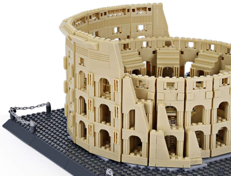 Koloseum, Rzym z klocków kompatybilnych z LEGO