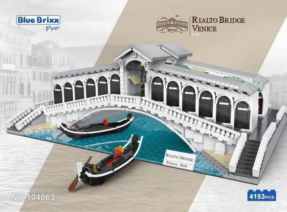Most Rialto, Wenecja z klocków kompatybilnych z LEGO