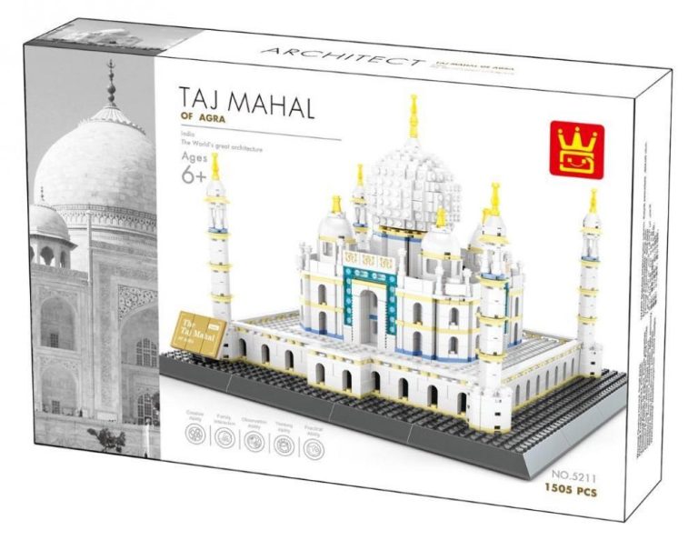 Indyjska świątynia miłości Tadź Mahal z klocków kompatybilnych z LEGO