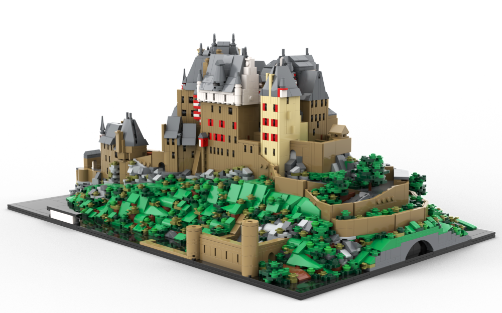 Zamek Eltz w Eifel, Niemcy z klocków kompatybilnych z LEGO