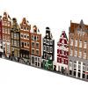 Holenderski dom fasada Amstel 6 z klocków pasujących do LEGO
