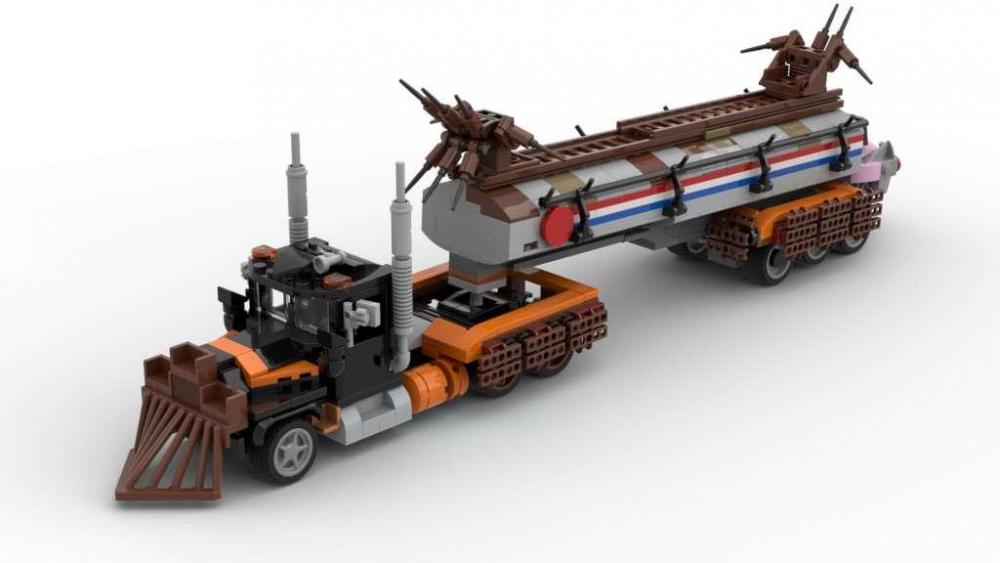 Ciężarówka inspirowana Mack R-600 w stylu Mad Max | alternatywa LEGO