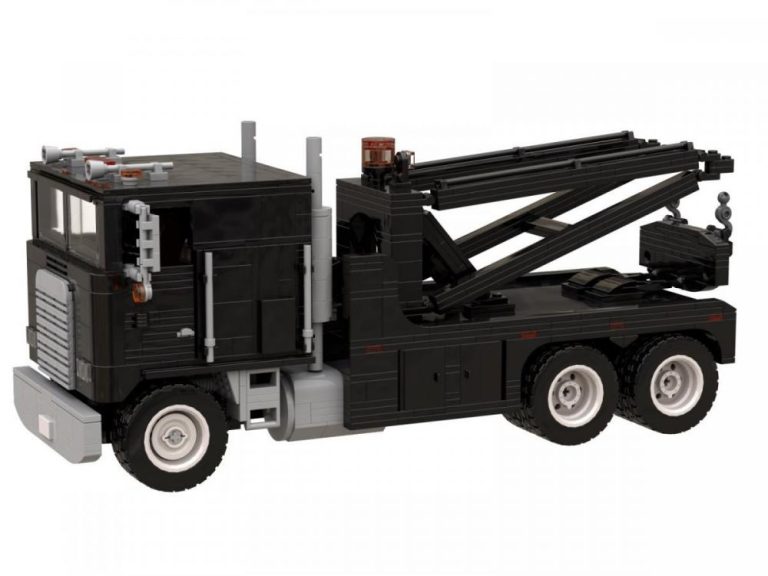 Czarna amerykanska ciężarówka z Terminator 2 – zamiennik LEGO