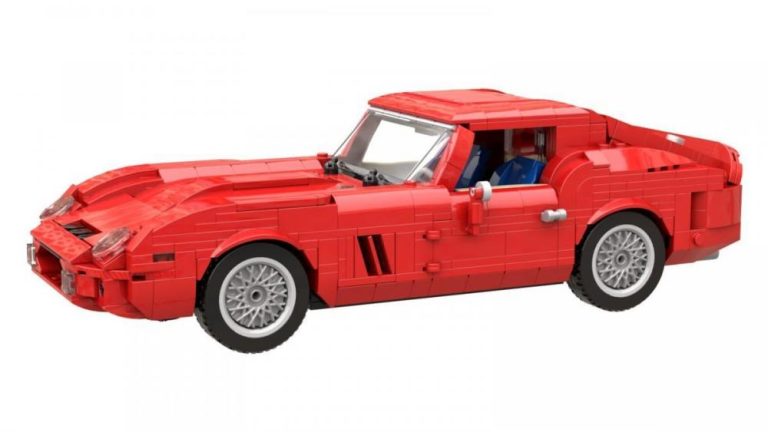 Czerwony Coupe inspirowany Ferrari 250 GTO – zamiennik LEGO