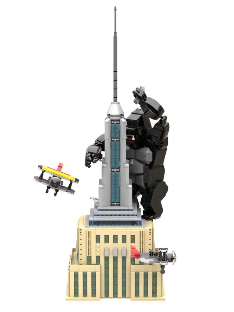 King Kong i Empire State Building – model filmowy z klocków!
