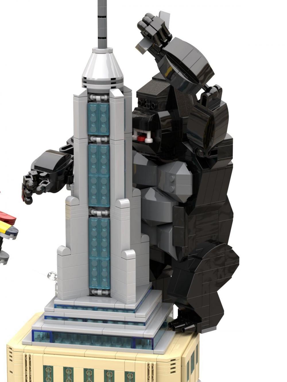 King Kong LEGO alternatywa model filmowy: goryl