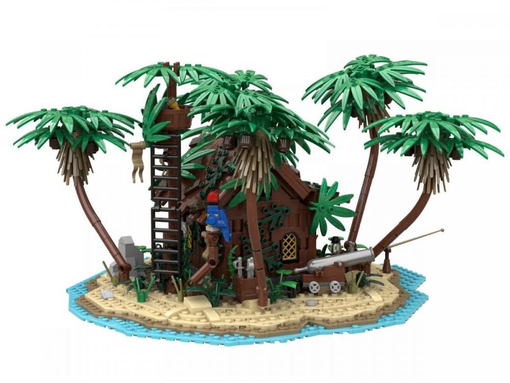 Wyspa piratów: Kryjówka (seria Pirates Island) zamiennik LEGO