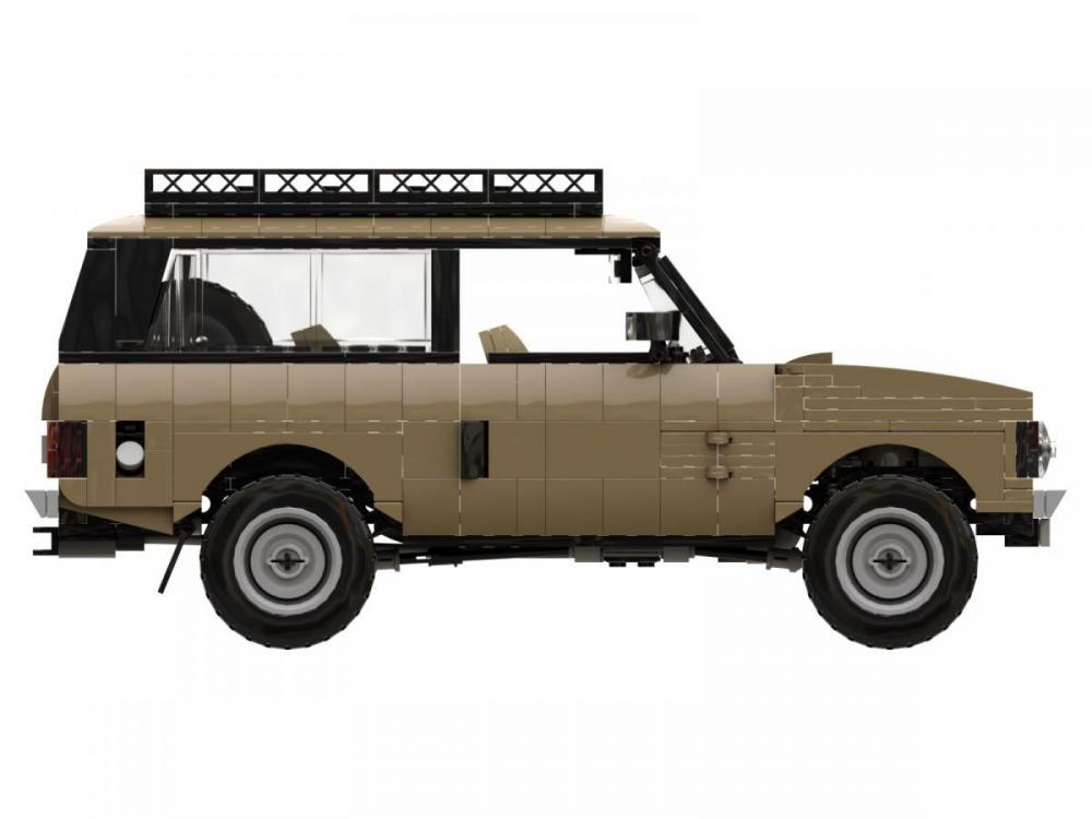Samochód terenowy 4×4 w stylu Range Rover – zamiennik LEGO