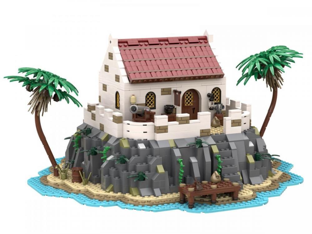 Wyspa gubernatora: Tawerna (seria Governors Island) zamiennik LEGO