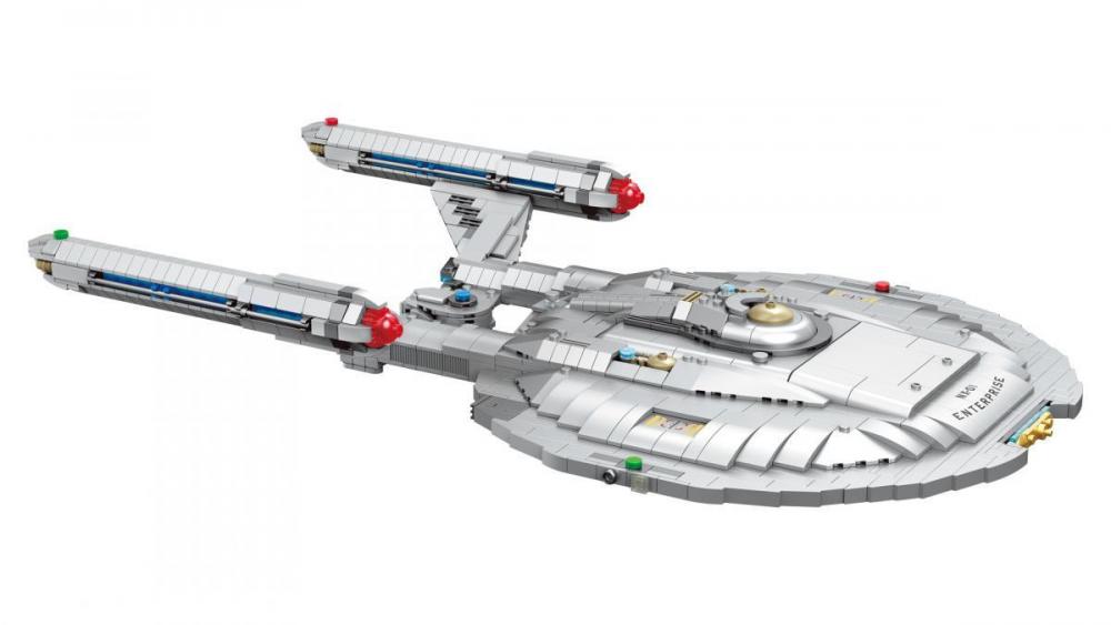 Star Trek Enterprise NX01 duży zestaw z klocków kompatybilnych z LEGO