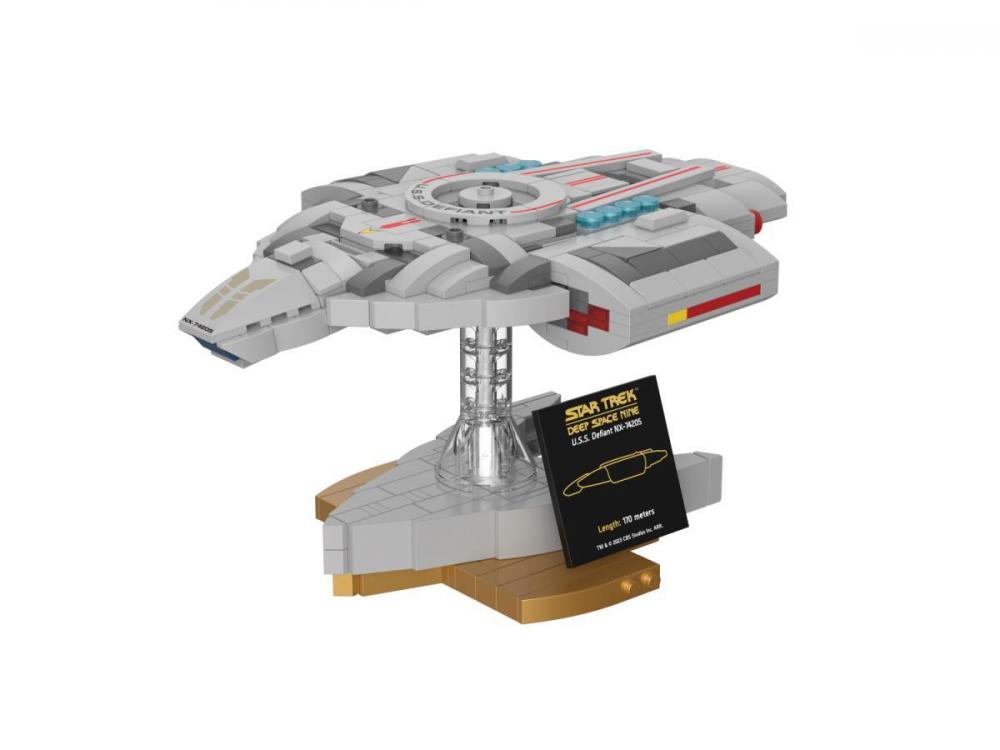 Star Trek USS Defiant NX-74205 średni zestaw klocki kompatybilne z LEGO