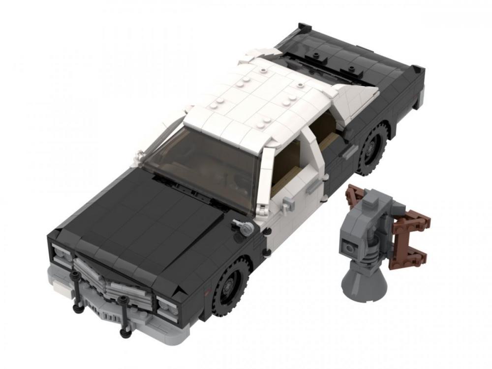 Amerykański samochód policyjny duży model – zamiennik LEGO