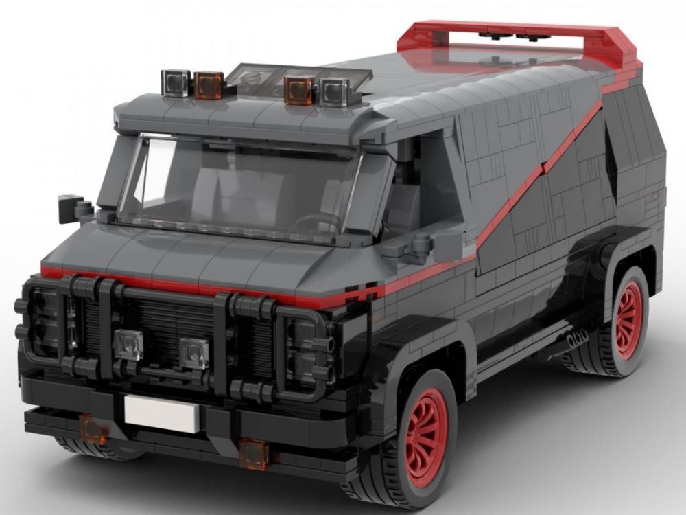Drużyna A samochód z serialu z klocków kompatybilnych z LEGO