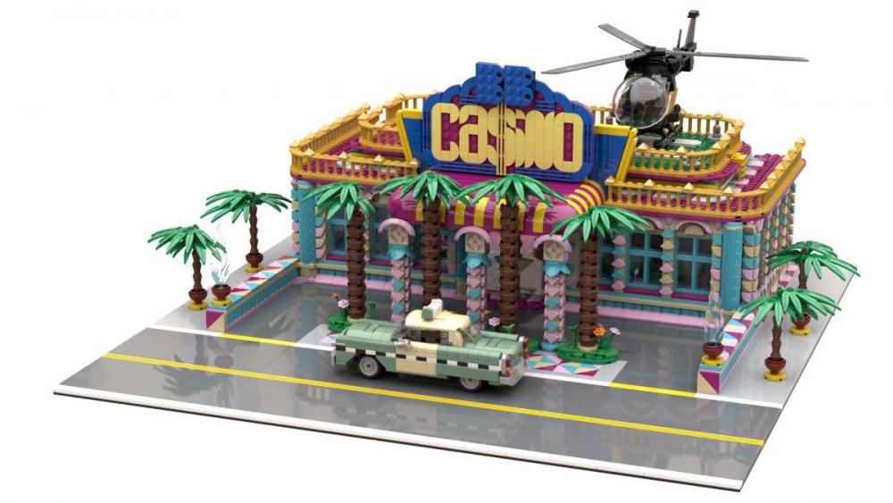 Kasyno z klocków kompatybilnych z LEGO, seria American Beach
