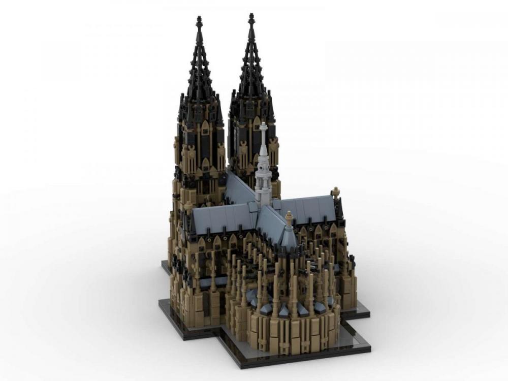 Katedra Kolońska BlueBrixx zestaw z klocków kompatybilnych z LEGO