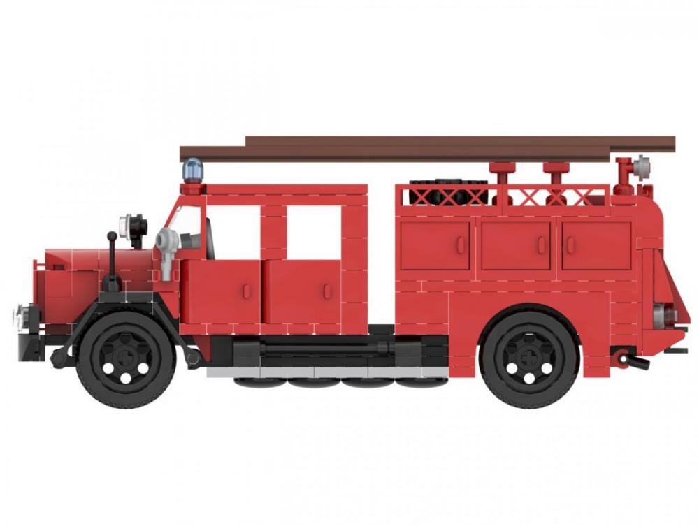 Magirus Deutz 150 D model wozu strażackiego zamiennik LEGO