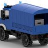 Pojazd THW pomocy technicznej MLW II z klocków – zamiennik LEGO
