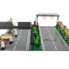 Autostrada roboty drogowe zestaw z klocków kompatybilnych z LEGO