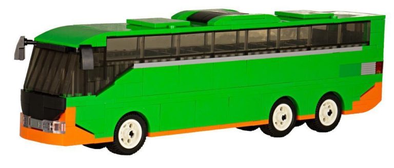 Autobus BlueBrixx Brixxbus z klocków kompatybilnych z LEGO