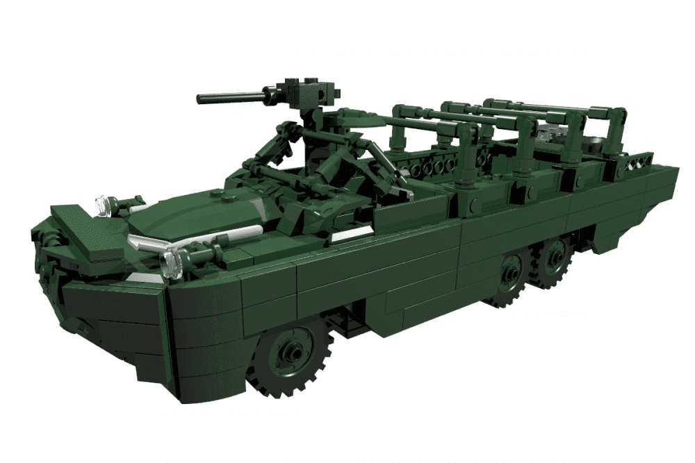 GMC DUKW Armia USA, II wojna światowa BlueBrixx zamiennik LEGO