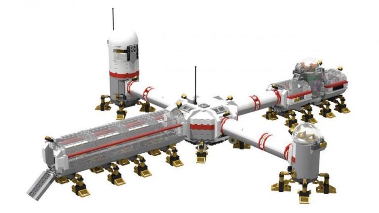 Main Base Mars baza kosmiczna Red One BlueBrixx – zamiennik LEGO