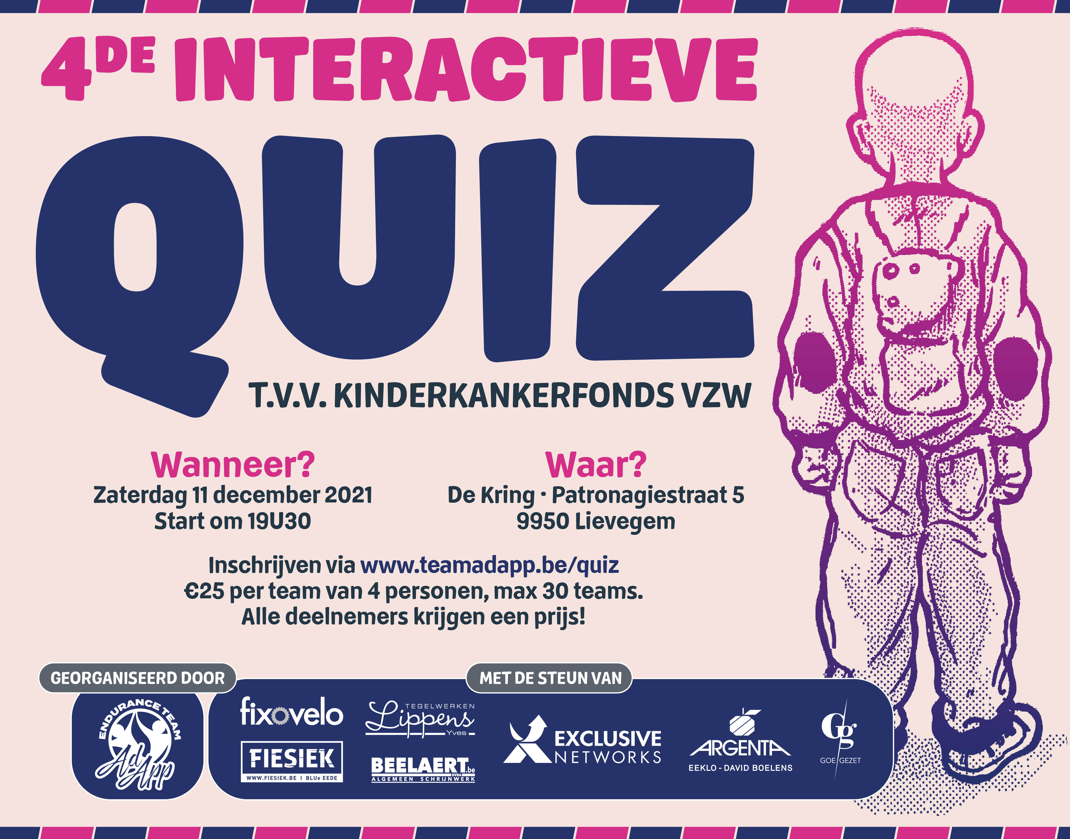4de Quiz Team AdApp – Zat 11 Dec 21 – Zaal De Kring Lievegem
