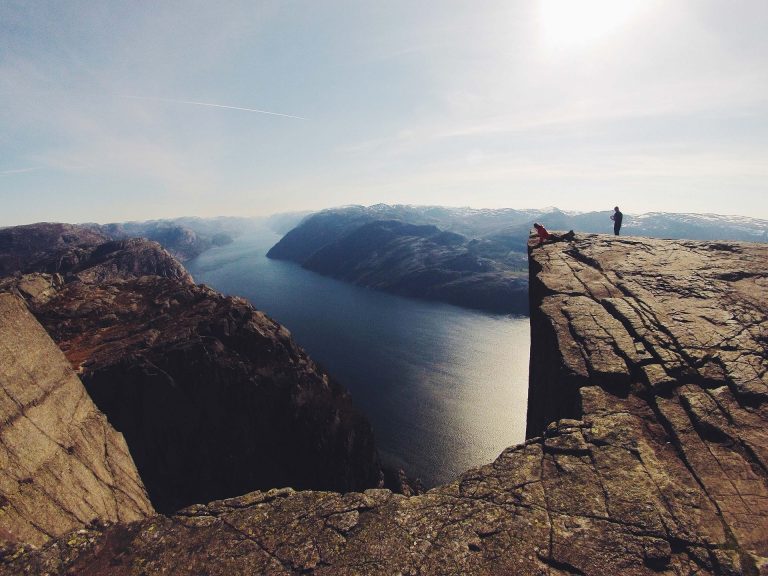 cliff-prekestolen Norway teambuild