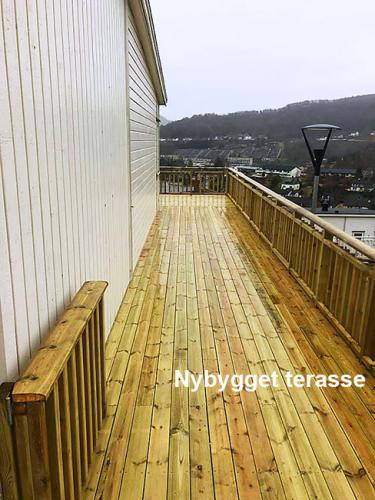 Nybygget terrasse