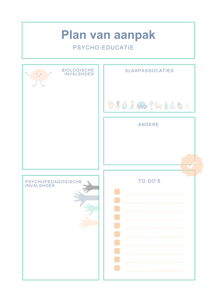 Plan van aanpak, gratis download slaap en opvoeding