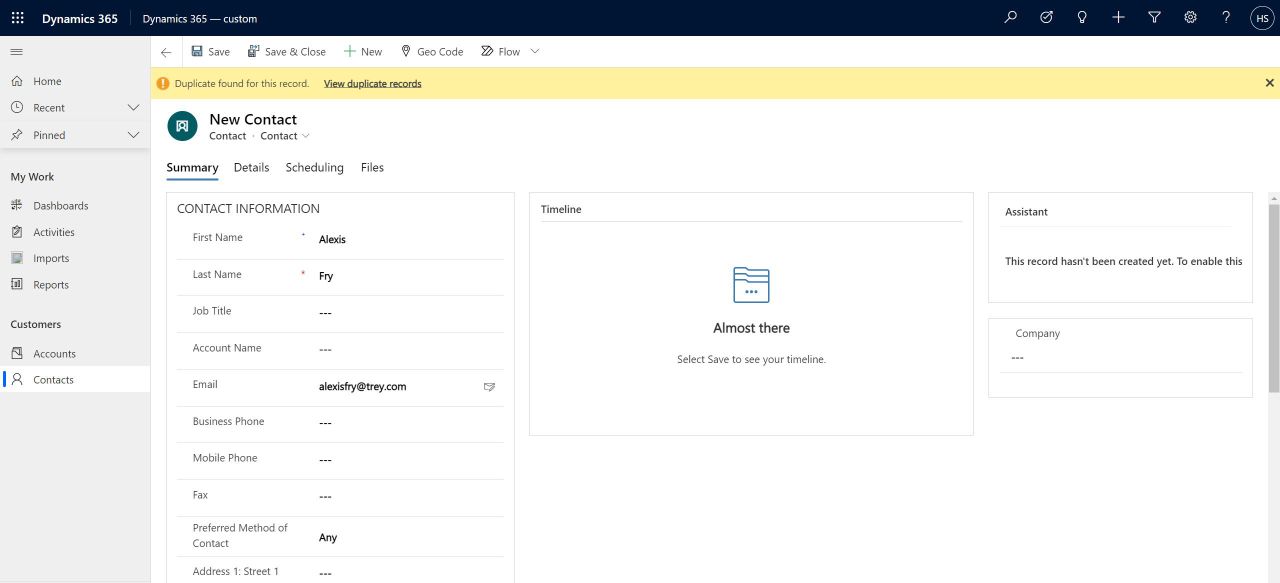 Work with duplicate-free data!
