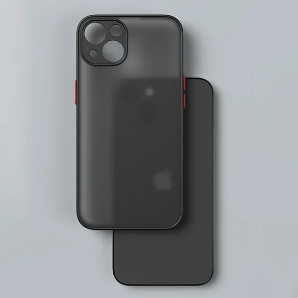 iPhone cover semi transparent