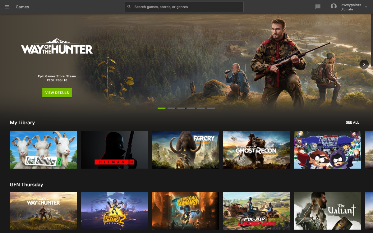 Nvidia GeForce Now Ultimate gameplay