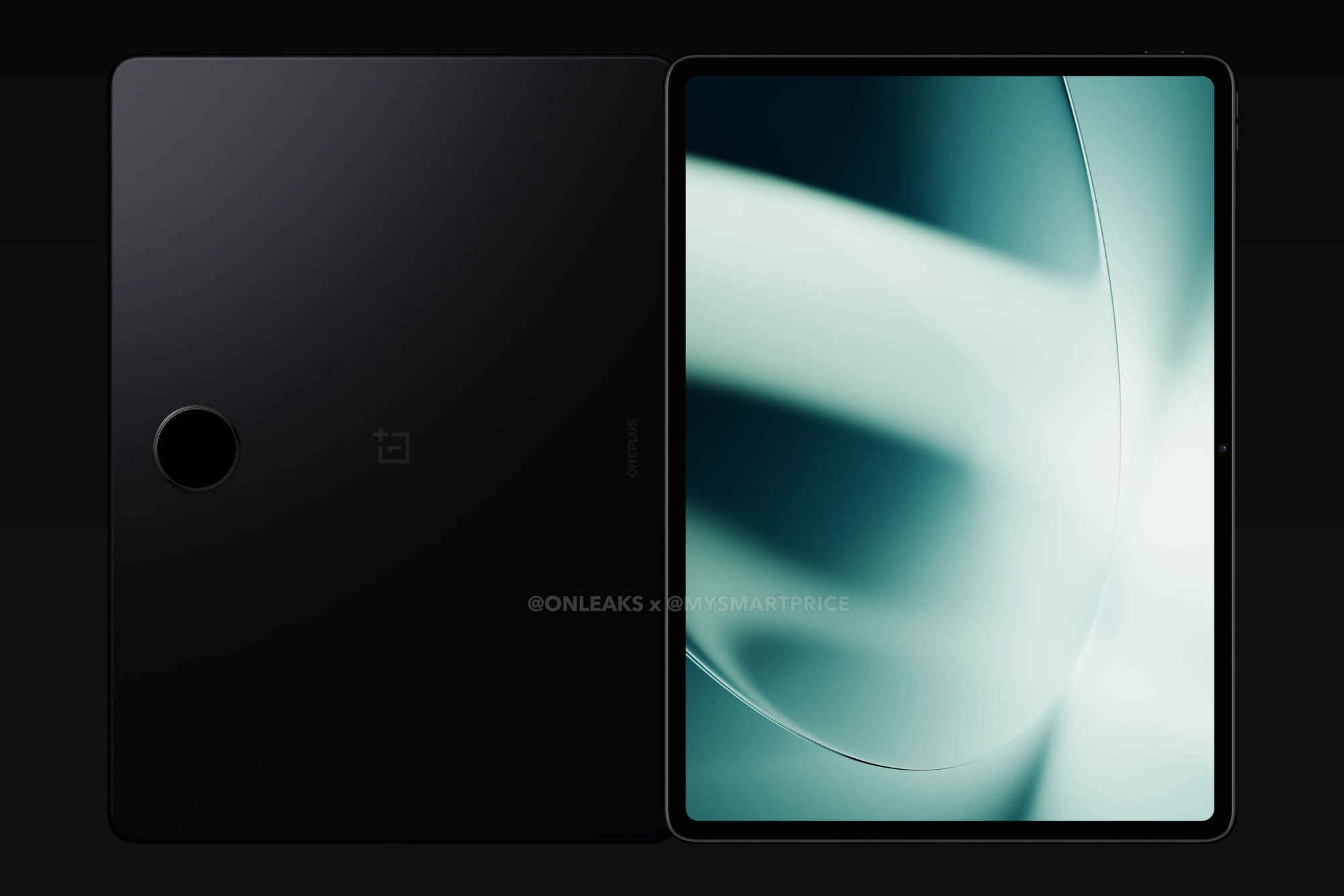 A leaked render of the upcoming OnePlus Pad.