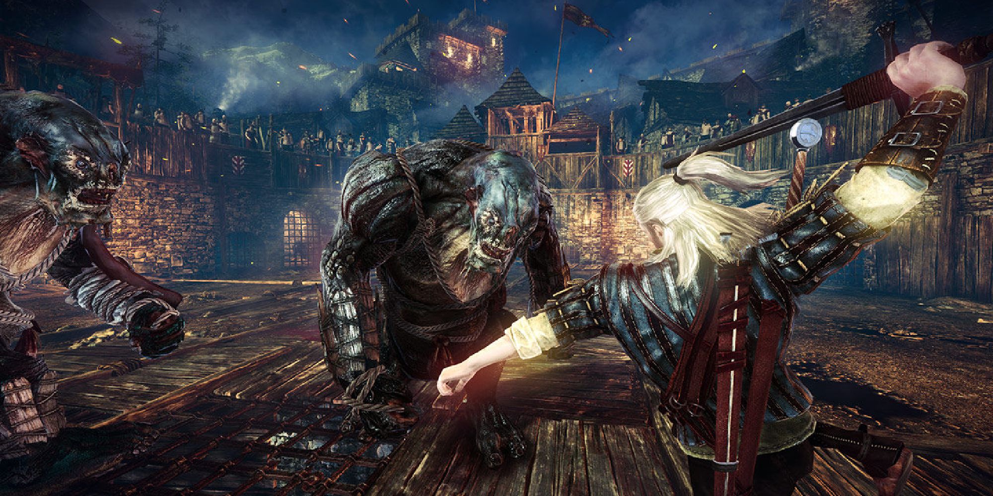 the witcher 2 geralt in combat