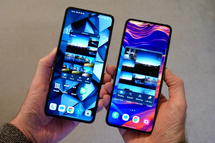 The floating window modes on the Samsung Galaxy Z Flip 4 and Oppo Find N2 Flip.