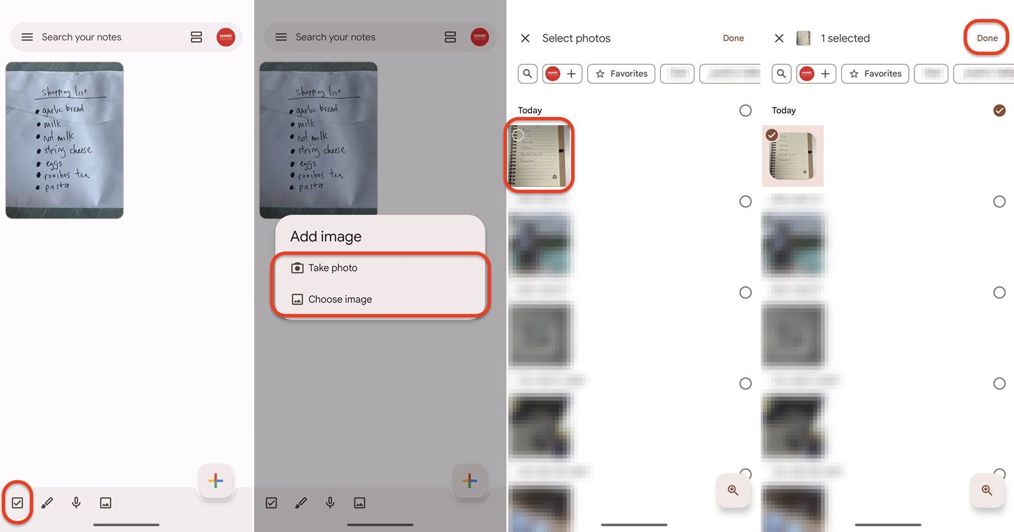 Easily Convert Handwritten Lists into Interactive Digital Checklists Using Google Keep Notes