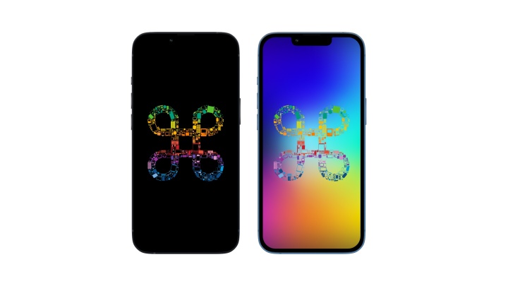 iPhone 13 mockups with Commander 2 wallpaper by BasicAppleGuy