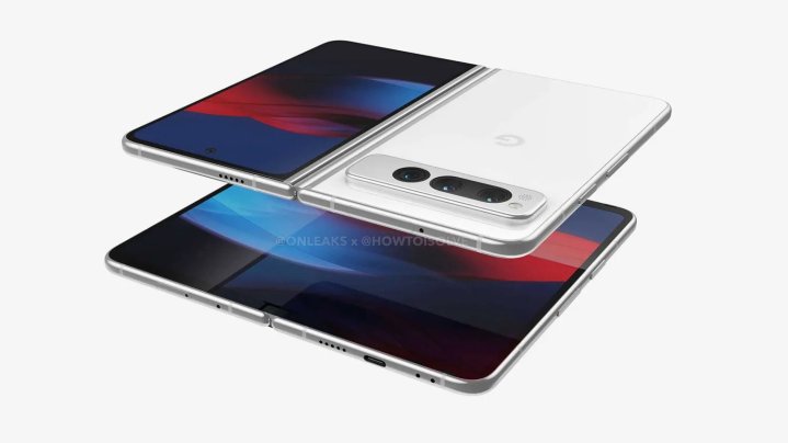 Concept render of Google Pixel Fold