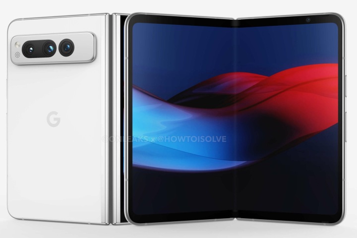 Alleged render of Google Pixel Fold