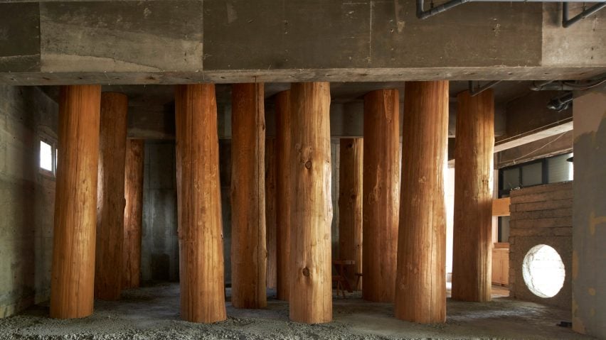 Interior of Forest Office by Tomoaki Uno Architects