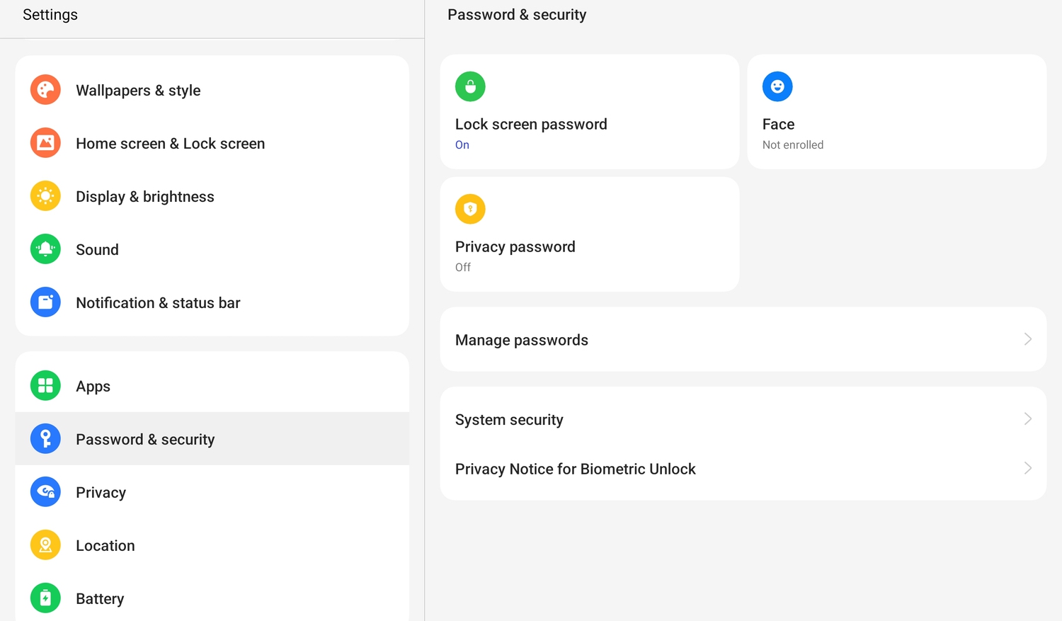 1 facerecognition oneplus pad face recognition