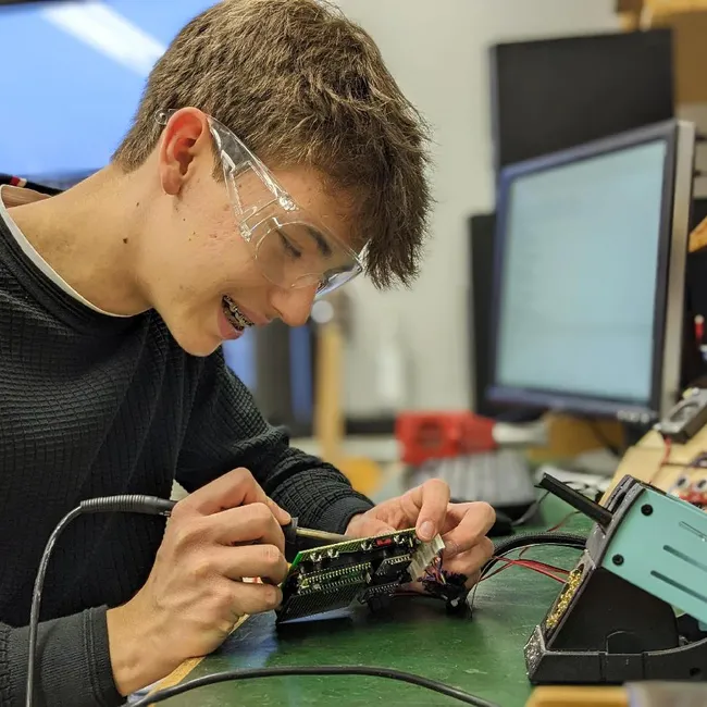 Elijah Cosby, a student from Thorold Secondary School, has won the Ingenious+ award for technology and innovation through the Rideau Hall foundation.