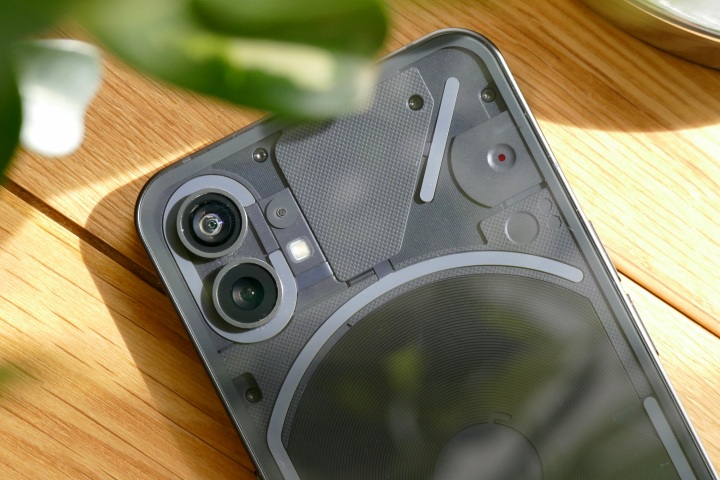 The Nothing Phone 1's camera module.