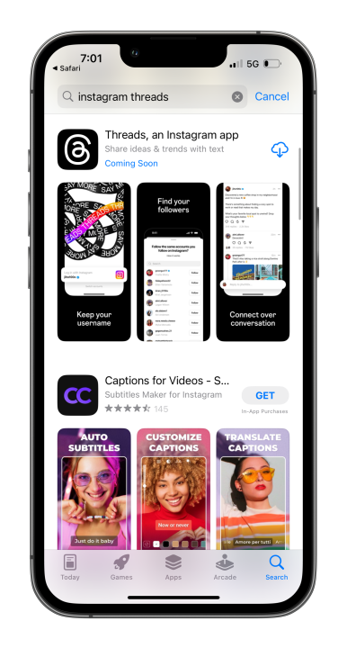 Instagram Threads on the App Store.