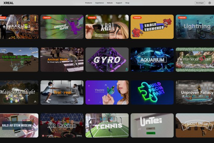 Xreal's AR Lab has several apps for Android and it's expected to branch out to other platforms.