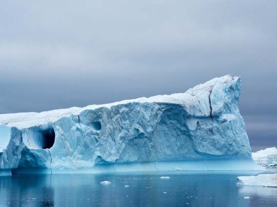 Melting glacier