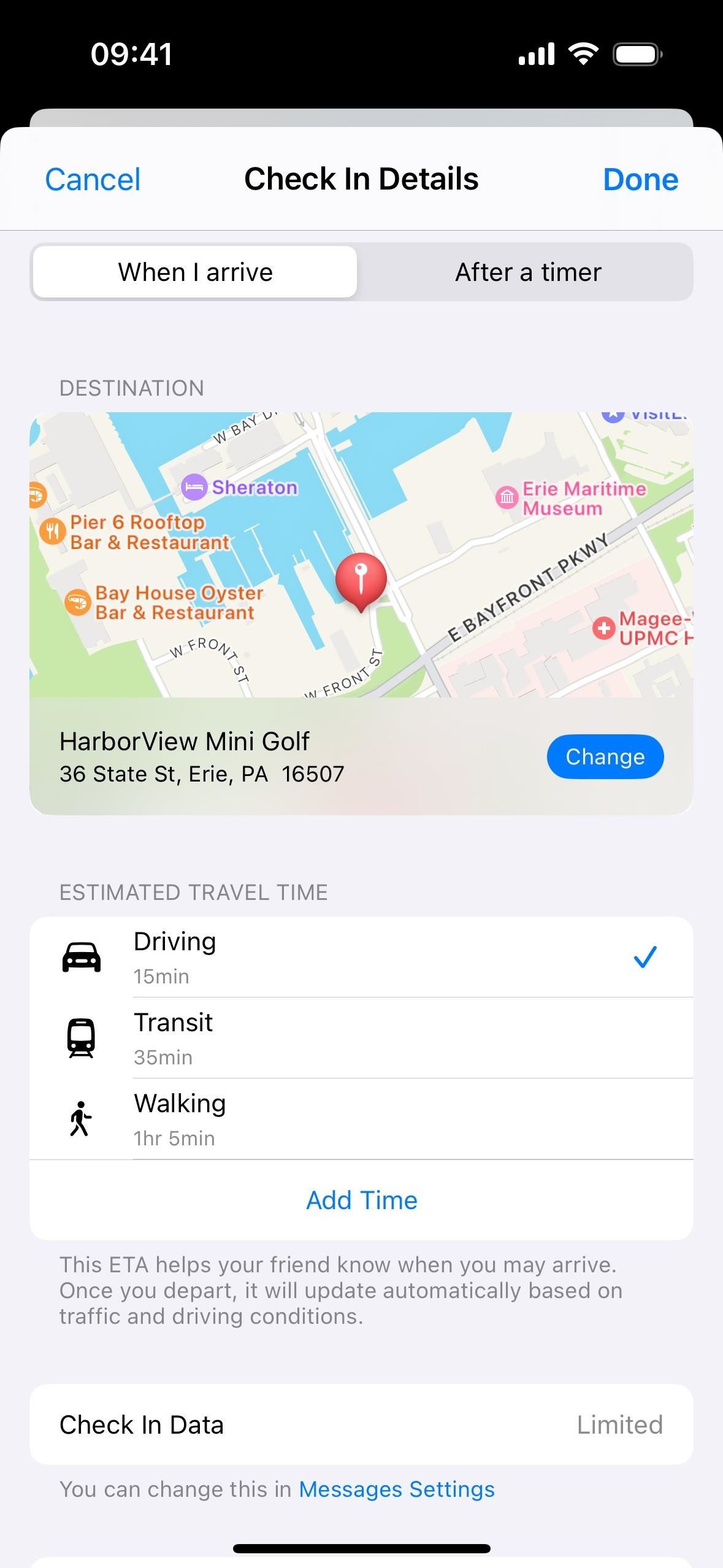 Use Your iPhone's New 'Check In' Feature to Let Contacts Know When You Arrive Safely at Your Destination